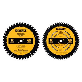 Dewalt DWA110CMB 10 in. 40T / 60T General Purpose Combo Pack