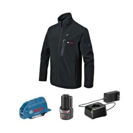 Bosch GHJ12V-20MN12 12V Max Heated Jacket Kit with Portable Power Adapter - Size Medium