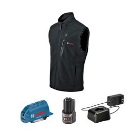 Bosch GHV12V-20MN12 12V Max Heated Vest Kit with Portable Power Adapter - Size Medium