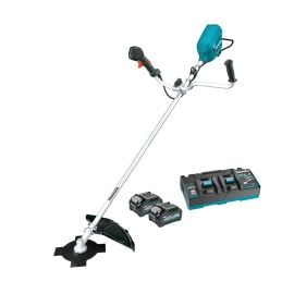 Makita GRU05PM 80V max (40V max X2) XGT Brushless Brush Cutter Kit, dual port charger (4.0Ah)