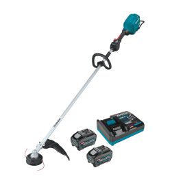 Makita GRU07T 40V max XGT Brushless Cordless 18 Inch Dual Rotation, High Torque String Trimmer Kit (5.0Ah)
