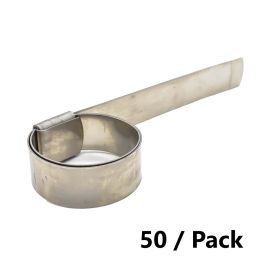 Interstate Pneumatics H719-9-50PK 5/8 Inch Wide Stainless Steel Preformed Band Clamp for 1 Inch Hose - 50 Pack