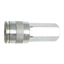 Interstate Pneumatics CG660 3/8 Inch Universal Steel Coupler x 3/8 Inch Female NPT