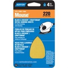 Norton 02318 3 Inch x 7 Inch Assorted Iron Shape Sanding Sheet