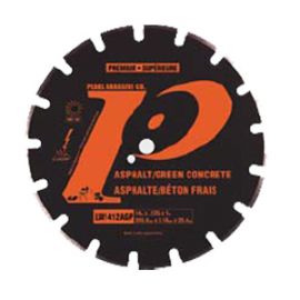 Pearl Abrasive LW1212AGP 12 x 0.125 x 1 Inch LWCP Series Premium Green Concrete / Asphalt Blade