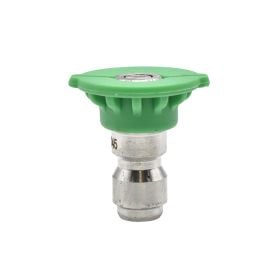 Interstate Pneumatics PW7103-DG Pressure Washer 1/4 Inch Quick Connect High Pressure Spray Nozzle Tip - Green