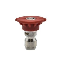 Interstate Pneumatics PW7103-DR Pressure Washer 1/4 Inch Quick Connect High Pressure Spray Nozzle Tip - Red