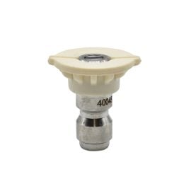 Interstate Pneumatics PW7103-DW Pressure Washer 1/4 Inch Quick Connect High Pressure Spray Nozzle Tip - White