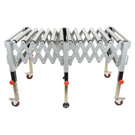Big Horn T1732L Flexible Gravity Roller Conveyor Height 940mm Roller Dia 50mm