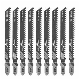 Bosch T244D100 4 Inch, 6TPI, HCS Bosch Shank Jigsaw Blade (100 pk)