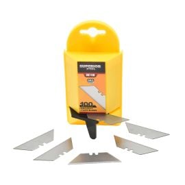 Superior Steel UK741B Heavy-Duty Utility Blades (100/PK)
