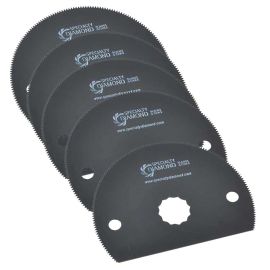 Versa Tool SB5I 80mm HSS Semi-Circular Multi-Tool Saw Blades 5/Pack Fits Fein Multimaster, Rockwell, Sonicrafter, Makita Oscillating Tools