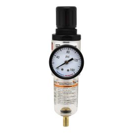 Interstate Pneumatics WB1330 1/4 Inch Filter / Regulator Combo - Poly Bowl