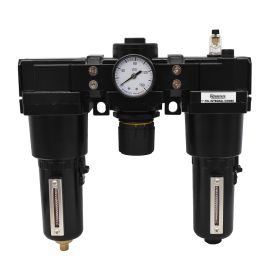 Interstate Pneumatics WC1091AG Metal Bowl 1 Inch Large Body Knob-Handle - FRL Integral Combo