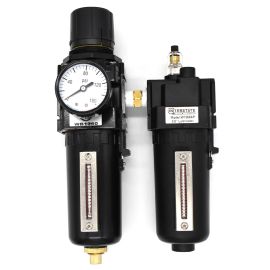 Interstate Pneumatics WC1361AGP 3/8 Inch Standard Plastic Knob Handle Filter/Regulator/Lubricator Integral Combo
