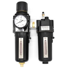 Interstate Pneumatics WC1381AGP 1/2 Inch Standard Plastic Knob Handle Filter/Regulator/Lubricator Integral Combo