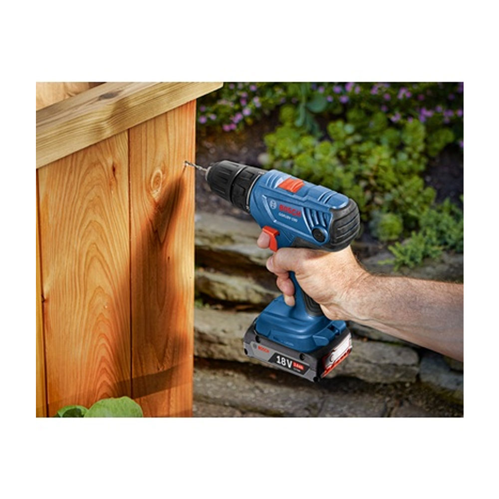 BOSCH 18V 2-Tool Combo Kit with 1/2 In. Compact Drill/Driver and 1/4 In.  Hex Impact Driver GXL18V-26B22 
