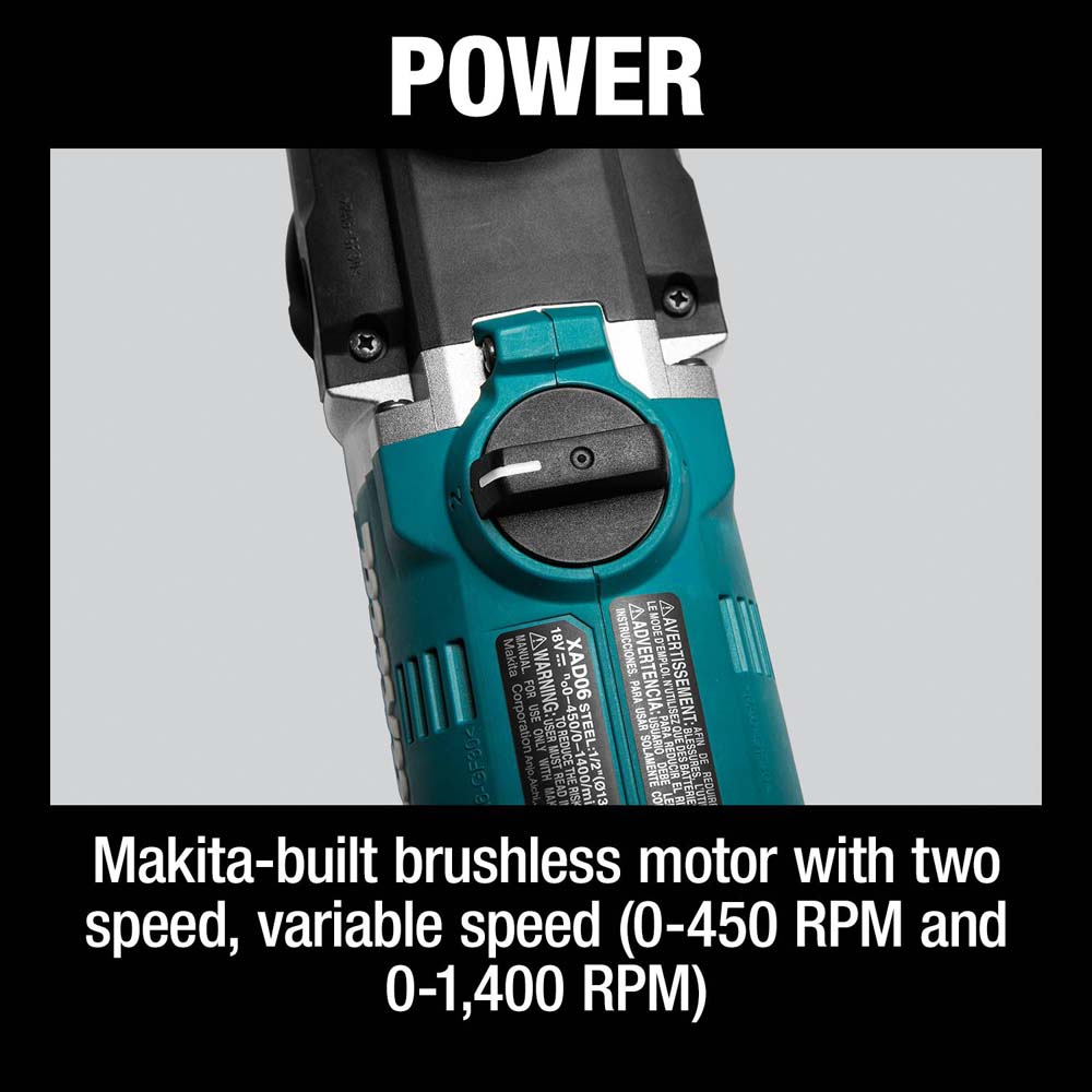 Makita XAD06T 18V LXT® Lithium-Ion Brushless Cordless 7/16 Inch Hex Right  Angle Drill Kit (5.0Ah)